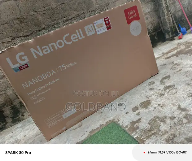 LG 75" UHD NanoCell Smart TV NANO80T6A - 1