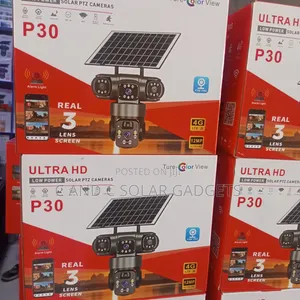 3-Lens V380 Ultra HD PTZ CCTV Camera