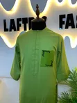 Kangra Cashmere Senator Wear - Light Green - 3