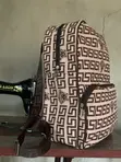 Versace Classic Brown Leather Backpack - Brand New - 1