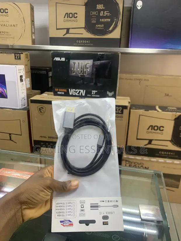 USB-C zuwa DisplayPort Cable - 4K Bidiyo Fitowa - 1