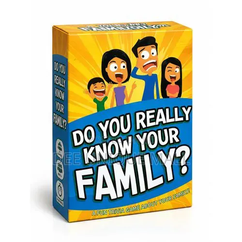 Fun Family Trivia Card Game for All Ages - 1