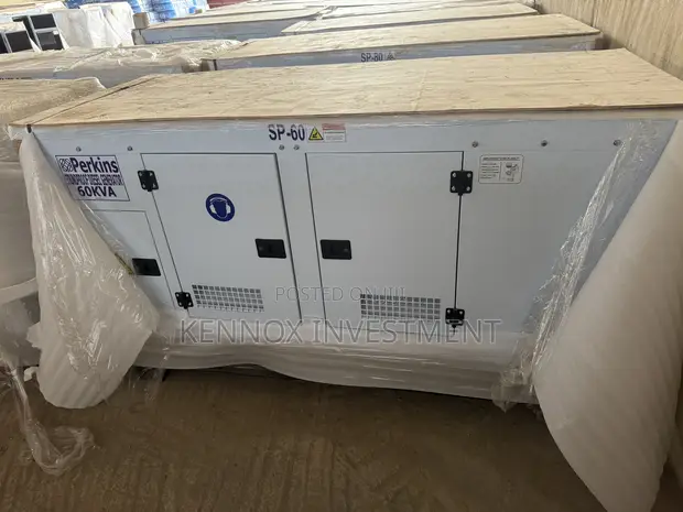 Standard 60kVA Perkins Soundproof Diesel Generator - 1