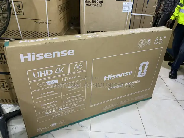 Hisense 65A60QXVT 65-Inch 4K UHD Smart TV - 1