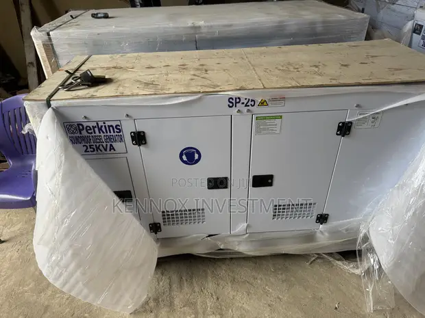 Quality 25kVA Perkins Soundproof Diesel Generator - 1