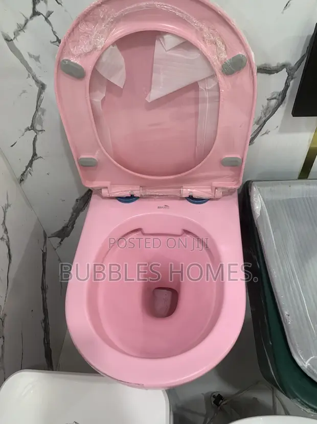 Ideal Concealed WC - Pink - 1