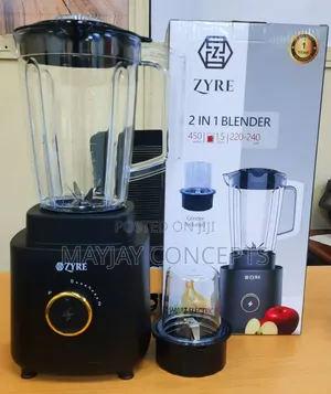 ZYRE 2-in-1 Blender 450W 1.5L with Grinder