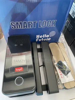 Tuya Smart Glass Door Lock - Fingerprint, PIN, RFID