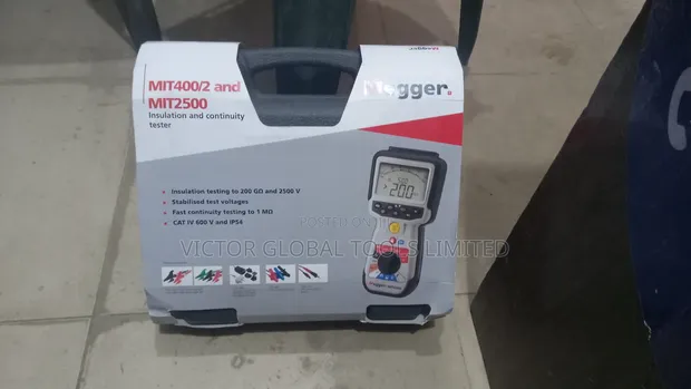 Megger MIT400/2 1kV Mai Gwajin Juriya ta Rufi - 1