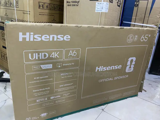 Hisense 65-Inch 4K UHD Smart TV (A6 Series) - 1
