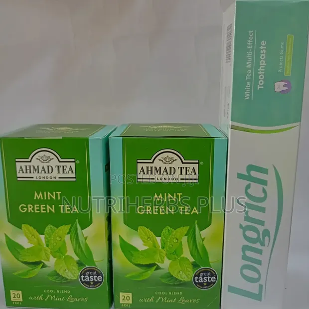 Longrich Toothpaste Mints Green Tea - Germ Fighter & Mouth Sore Healer - 1