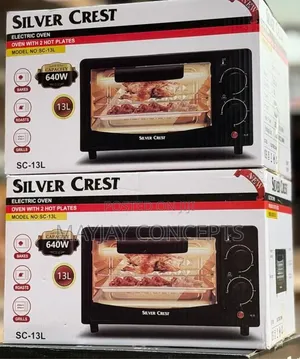 Silver Crest SC-13L 13L Electric Oven with 2 Hot Plates