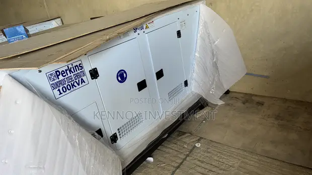 100kVA Perkins Soundproof Diesel Generator - 1