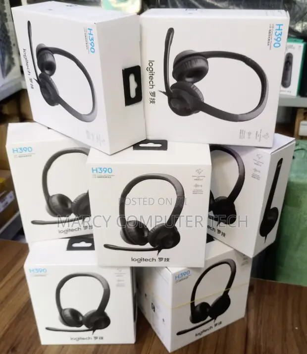 Logitech H390 USB Wired Headset - 1
