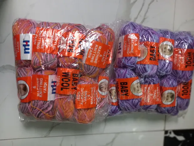 Baby Wool Knitting Yarn - 16 Pieces - 1