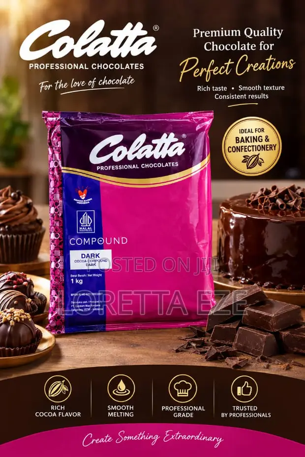 Colatta Professional Dark Compound Chocolate (1kg) - 1