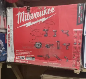 Milwaukee 10-Na'ura 18V Cordless Combo Kit