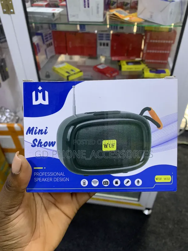 WUF W32 Mini Show Portable Wireless Speaker FM Radio - 1