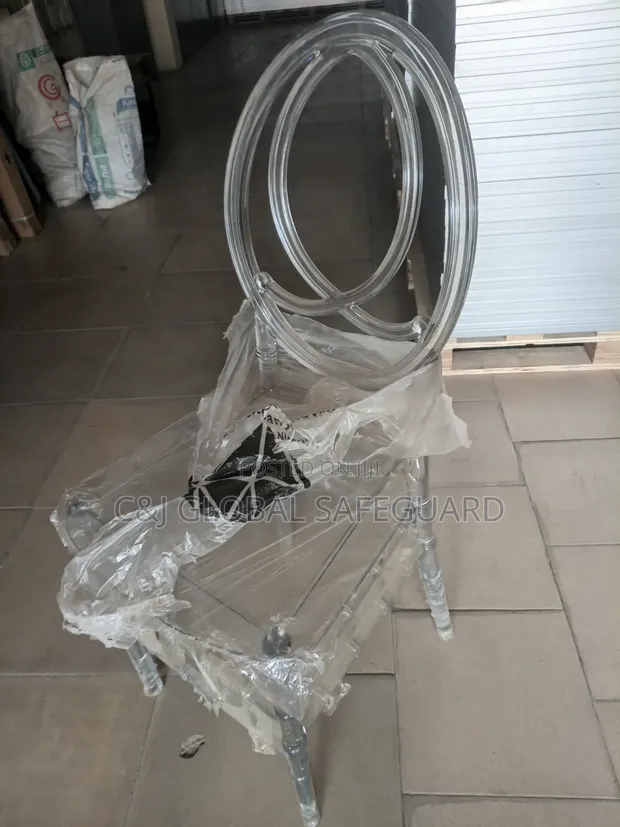 Transparent Banquet Chair - Brand New - 1