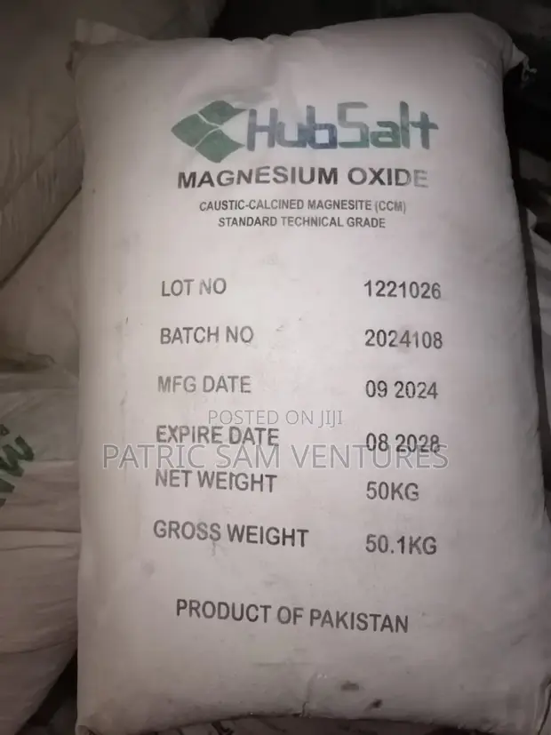 Magnesium Oxide (Caustic-Calcined Magnesite) - Standard Technical Grade - 1