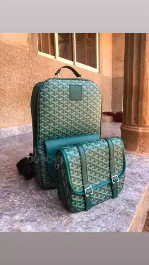 Customized Goyard Backpack - Large Green