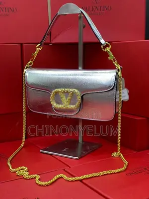 Valentino Plain Leather Handbag