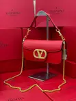 Valentino Plain Leather Handbag - 5