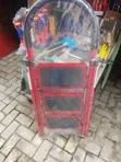 Convenant Red 3-Step Portable Folding Ladder - 2