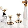 Lux Gold Candle Stand/Holder - 2