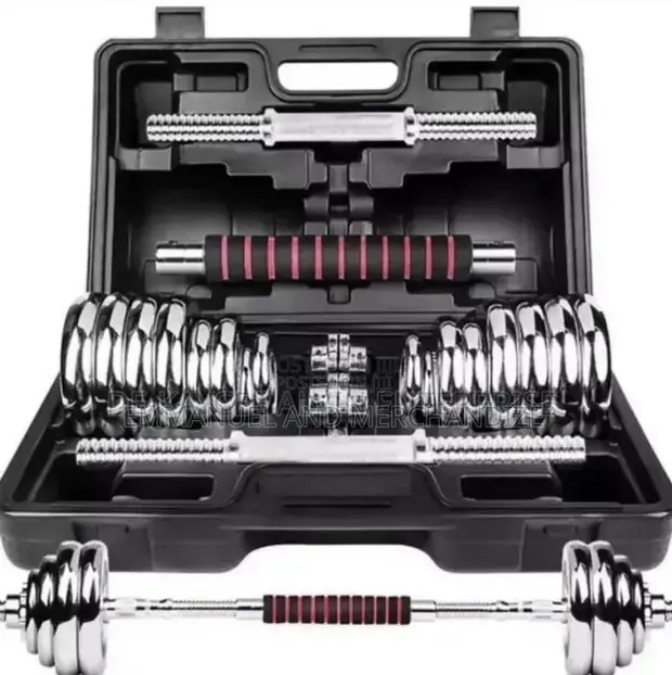 American Fitness 50kg Dumbbell Set - 1