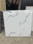 60x60cm High Glossy Carara White Tiles - 2