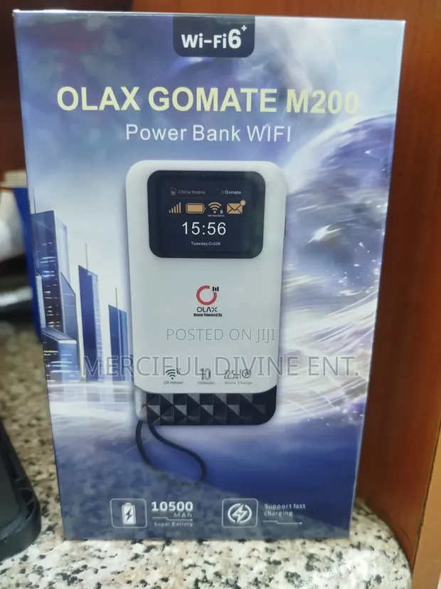 Olax M200 2-in-1 Wi-Fi Wayar Hannu tare da Power Bank 10500mAh - 1