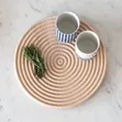 Nordic Wooden Spiral Tray - Madakin Fitar Da Abinci Mai Zagaye - 2