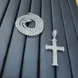Brand New Silver-Plated Zircon Ice Necklace - 2