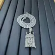 Brand New Silver-Plated Zircon Ice Necklace - 3