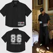Bad Bloob Dreams 86 Special Edition Striped Button Up Shirt - 3