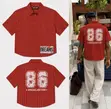 Bad Bloob Dreams 86 Special Edition Striped Button Up Shirt - 4