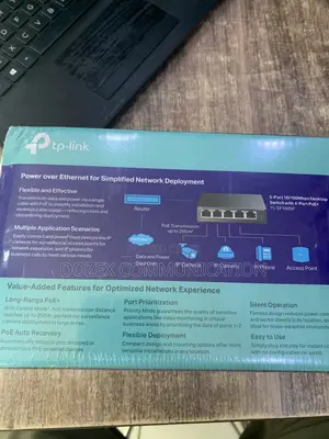 TP-Link TL-SF1005P 5-Port PoE+ Desktop Switch
