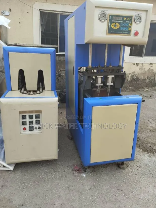 Brand New 3-Cavity Semi-Automated PET Bottle Blowing Machine - 1