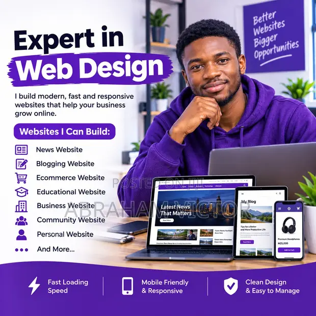 Website Designer & Developer - Benin City - 1