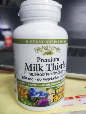 Natural Factors Milk Thistle 160mg - 60 Vegetarian Caps