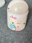 Desktop Swing Top Trash Bin - 1