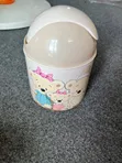 Desktop Swing Top Trash Bin - 2