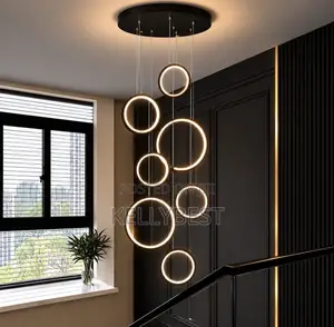 Fitilar Pendant na Zamani don Tangal - Aluminum Loft Chandelier