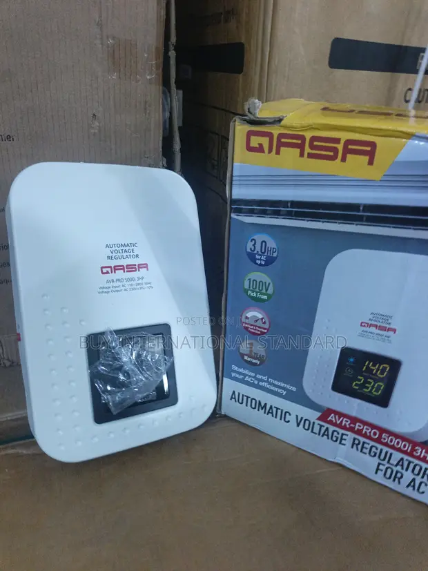 Qasa 5000W Wall Mounted Automatic Voltage Stabilizer - 1