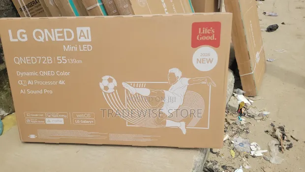 LG QNED 55-Inch 4K Smart TV (55QNED72B6T) - 1