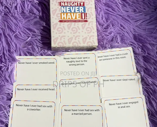 Naughty Never Have I Card Game - 1