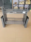 Pull Down Kitchen Plate Rack - Silver - 1