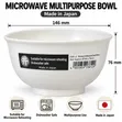 Multipurpose Microwave Bowl - White - 2