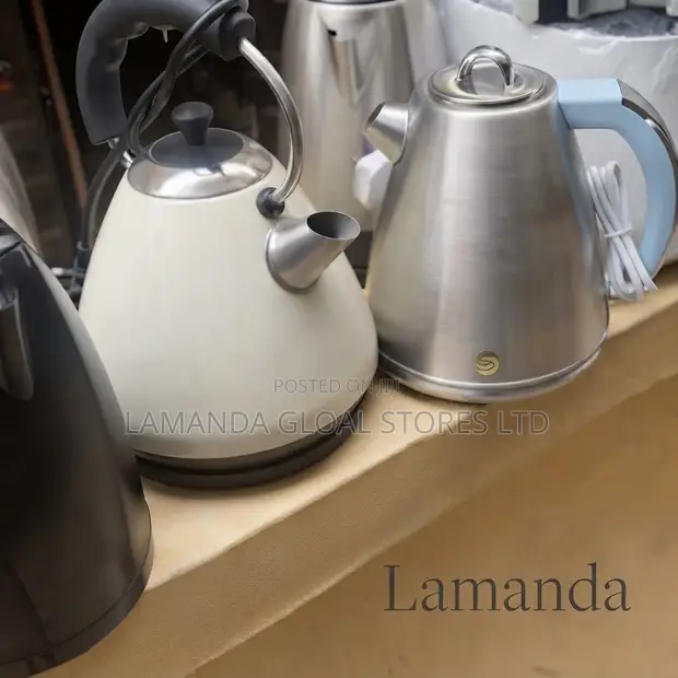 1.8L Fast-Boil Stainless Steel Electric Water Kettle - 1